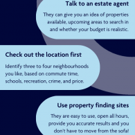Tips to finding your first home